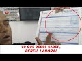 TUTORIAL PERFIL LABORAL / SUBA