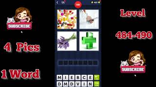 4 Pics 1 Word Level 484-490 #4pics1wordanswers #gaming #play