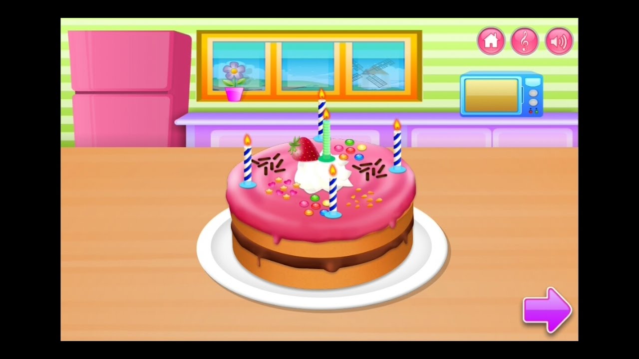 Nursery game, making chocolate cake, permainan membuat bolu coklat