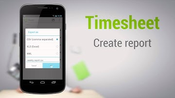 Timesheet Tutorial - android work time tracking