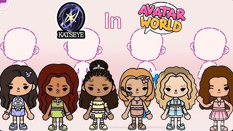 How To Make A Katseye [Sophia,Yoonchae,Lara,Manon,Megan,Daniella] in Avatar World 🌸✨