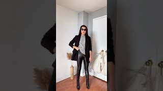 Leather Look  - Leather Pants - PVC, Leather, Faux Leather Leggings, Latex Leggings - Lookbook
