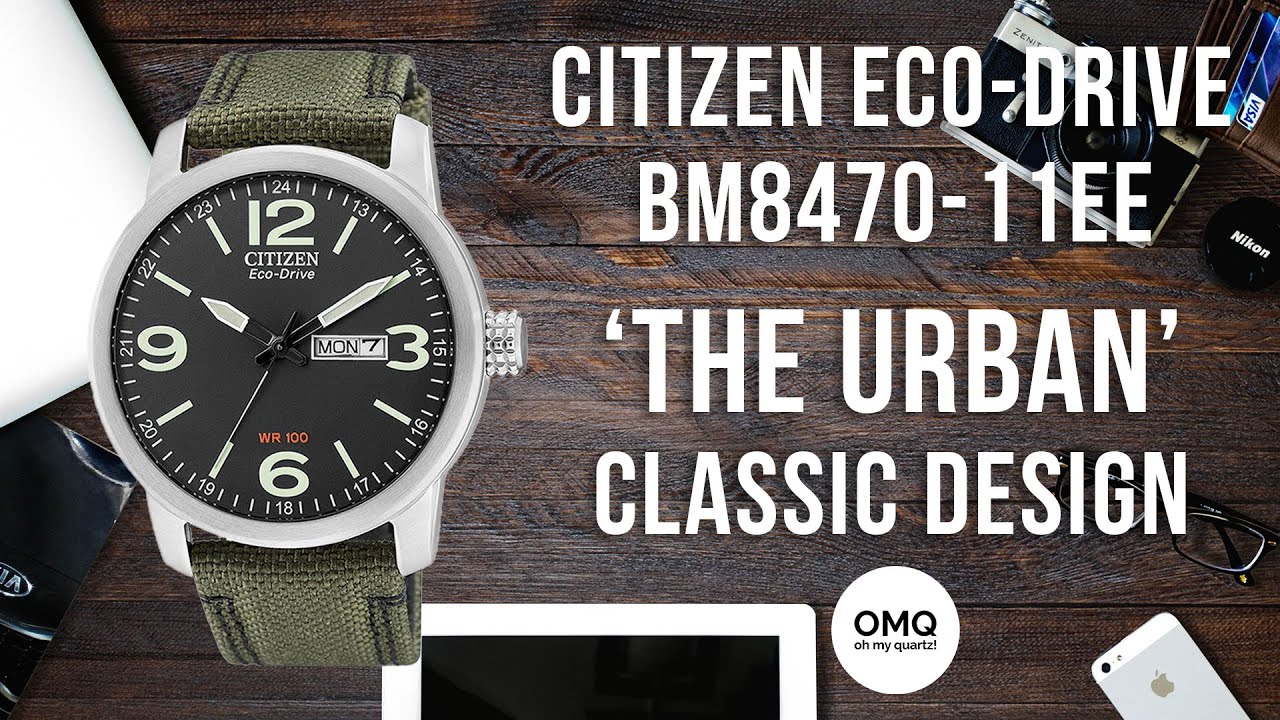 Citizen Eco Drive BM8470-11EE 'The Urban' - Recensione - YouTube