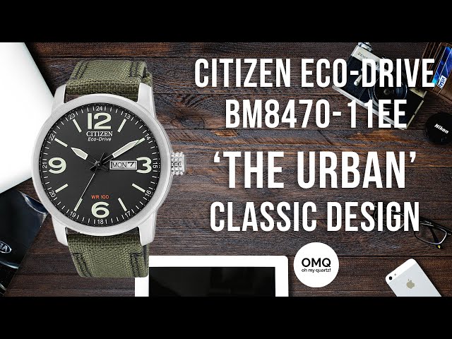 Citizen Eco Drive BM8470-11EE 'The Urban' - Recensione - YouTube