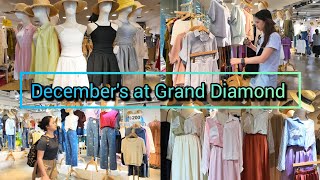 December's Clothing​ Store in Grand Diamond Pratunam ตึกไลฟ์ส​ด เสื้อผ้าราคาหลักร้อย 18/04/24​​