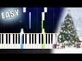 Bing Crosby - White Christmas - EASY Piano Tutorial by PlutaX