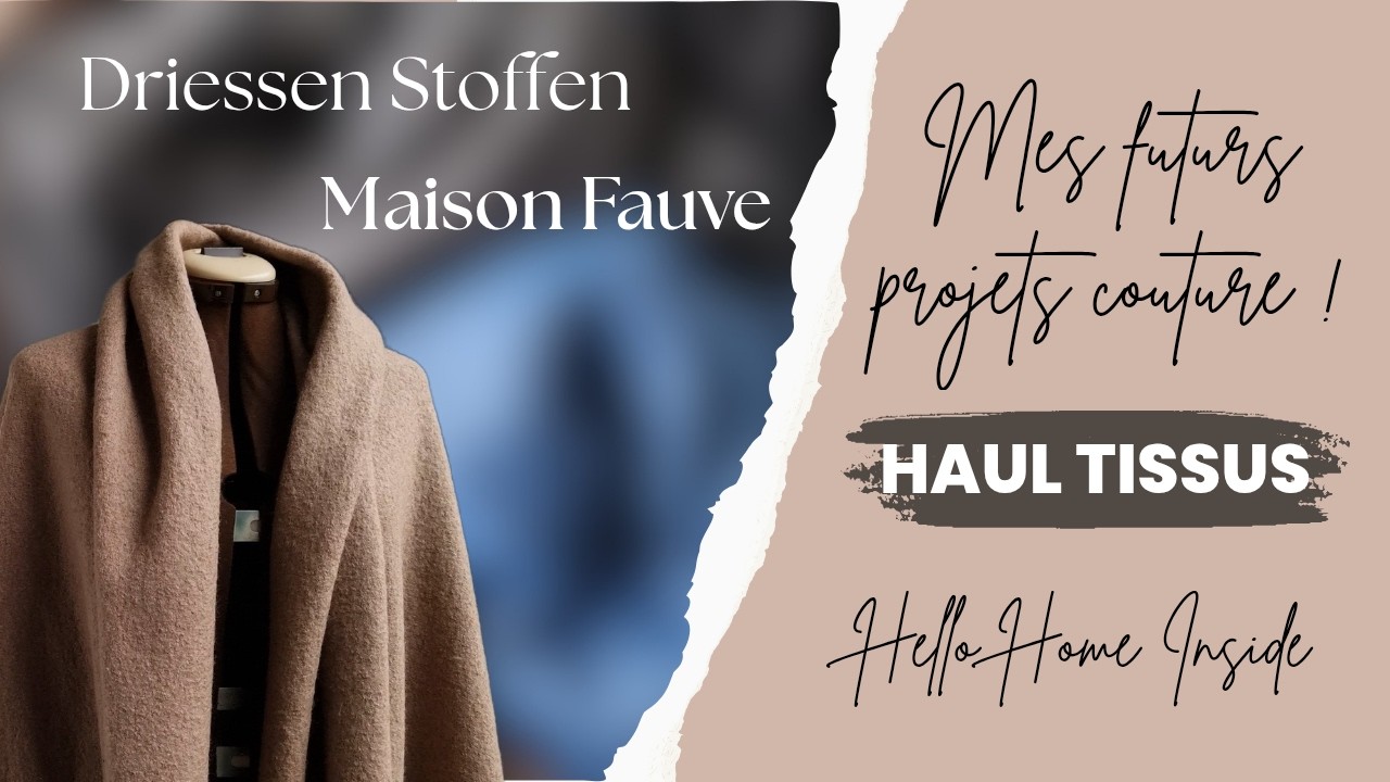 HAUL TISSUS COUTURE ✨Associations patrons/tissus & conseils techniques #fashion #haul #fabric
