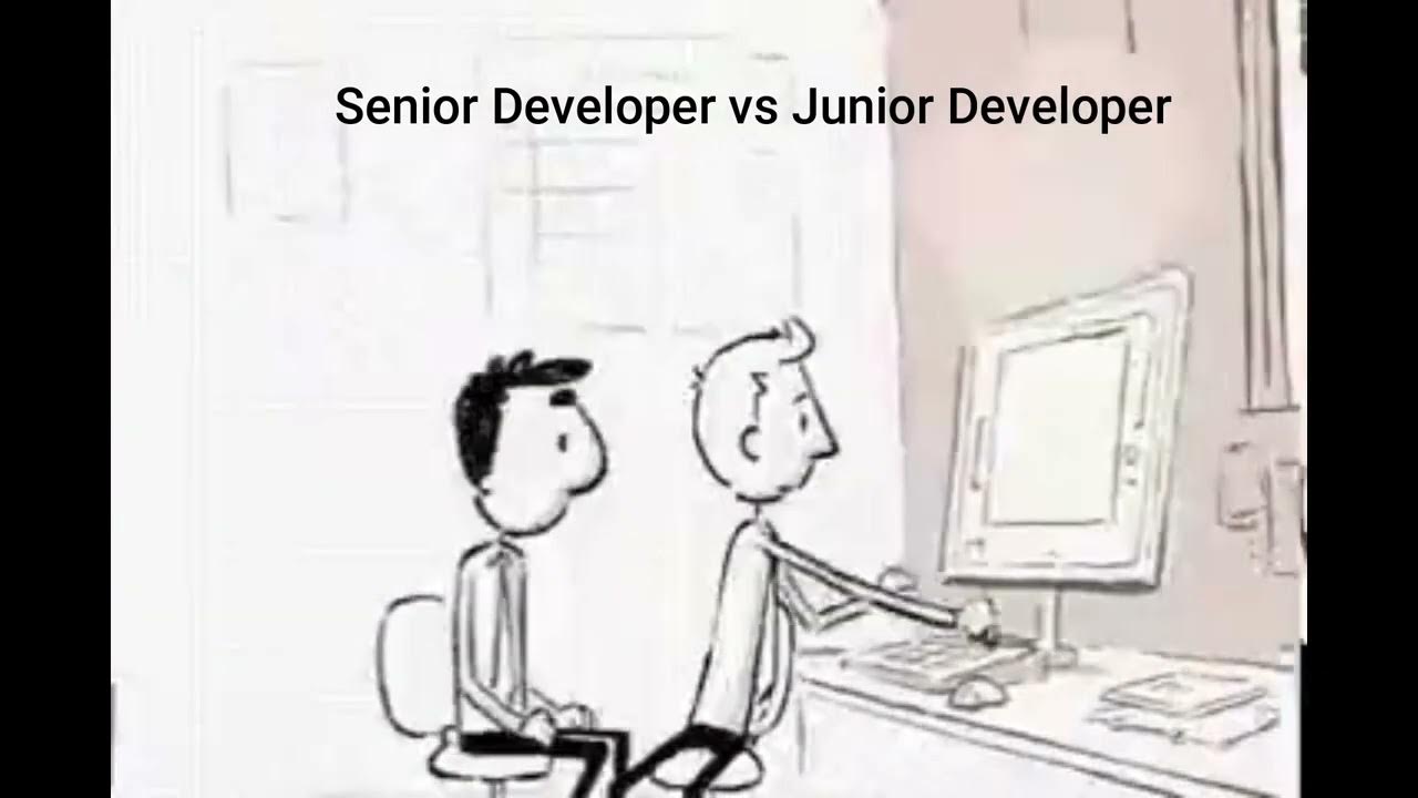 Senior VS Junior Developer in Coding Funny video || Code with Developer ...