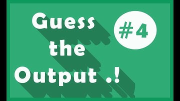 Guess The Output Series (#4) | C Language