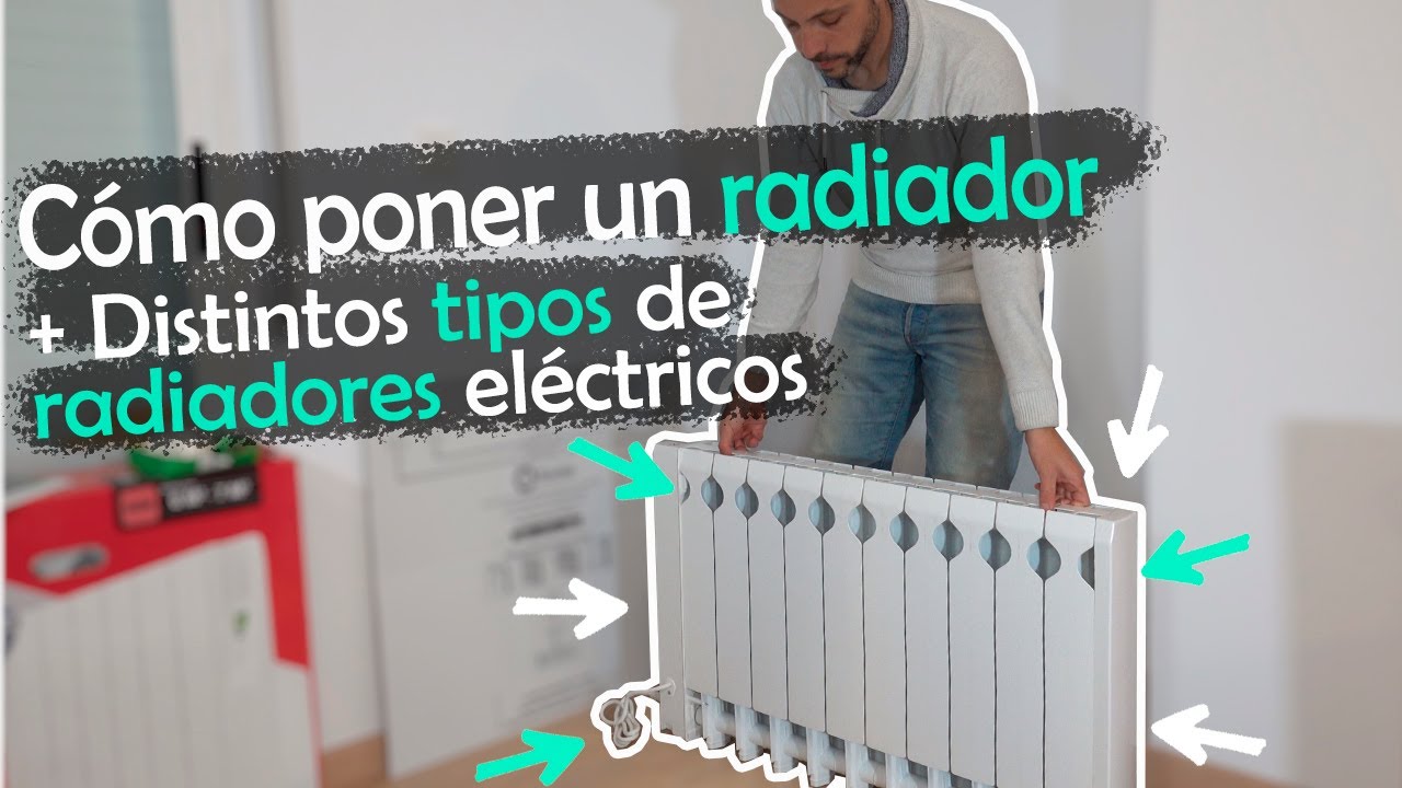 AyC Group - Nuevo y práctico, radiador eléctrico de pared con termostato.  No requiere instalación, solo montar cerca de un enchufe 👏👏