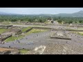 Así se ven las piedras de la pirámide de la zona arqueológica de Teotihuacán México