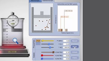 Gas Laws Simulation Screencast