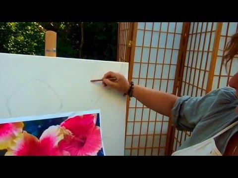 Lezione Di Pittura 7 Passi Per Trasportare Il Disegno Sulla Tela Partendo Da Una Foto Youtube
