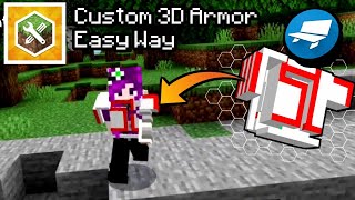 How To Make Custom 3D Armor! Addon Maker Tutorial (MCPE) screenshot 4