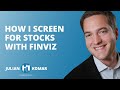 How I screen for stocks with FinViz: Growth stocks and momentum stocks