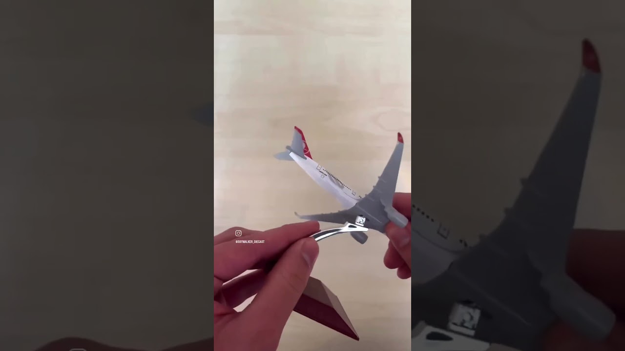 TurkishAirlines 1/500 Airbus A350 Scale Model Unboxing 