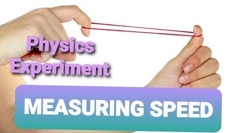 MEASURING SPEED ppt #physicsexperiment #science #experiment #howto