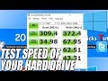 How To Test The Speed Of Your Hard Drive | TEST PERFORMANCE OF YOUR HDD OR SSD