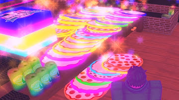 Neon Time [32K] | Work at a Pizza Place (Roblox) | Timing, Stacking & Sorting