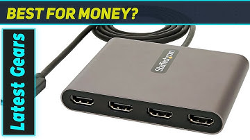 StarTech.com USB 3.0 to Quad HDMI Adapter: The Ultimate Productivity Boost
