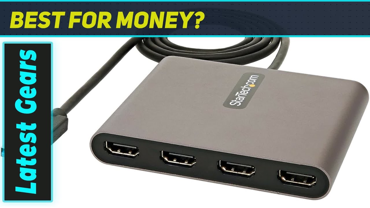 StarTech.com USB 3.0 to Quad HDMI Adapter: The Ultimate Productivity Boost