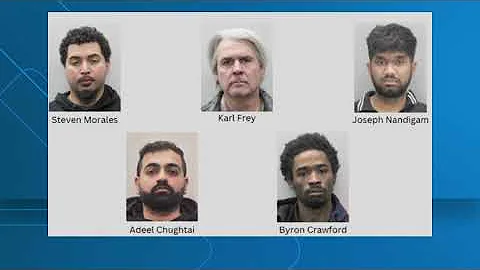 Online sting leads to arrest of 5 sexual predators stalking children online