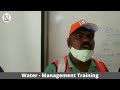 Water management training at kam foundation