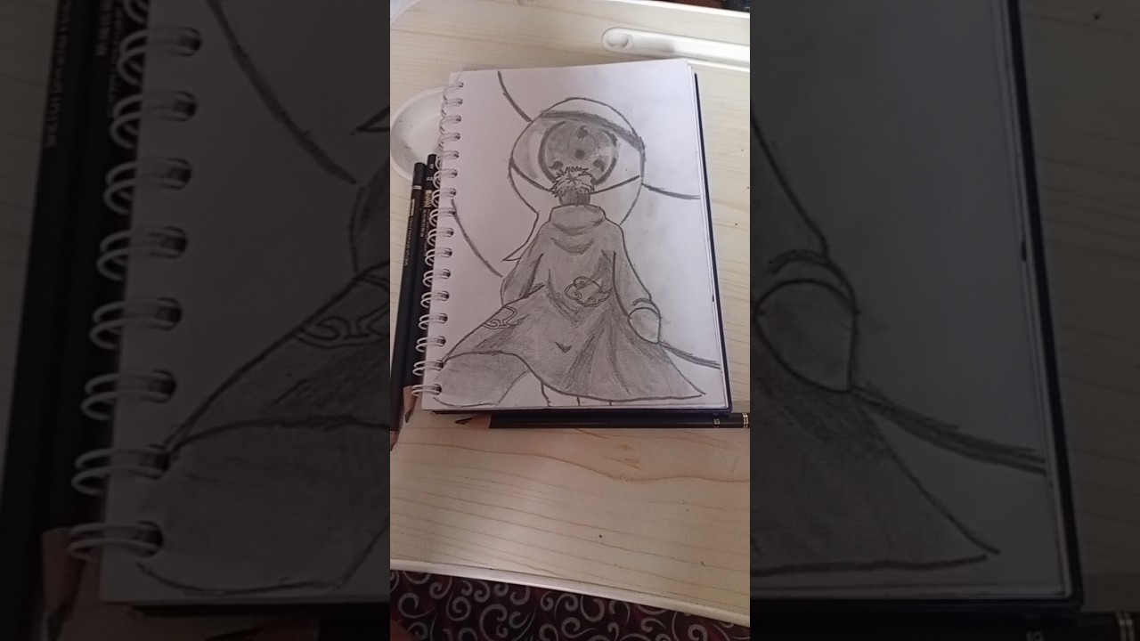 draw obito uchiha just simple 