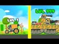 ЭВОЛЮЦИЯ ТАНКА ЧТОБЫ СОЗДАТЬ СУПЕР ТАНК В ИГРЕ SUPER TANK RUMBLE!