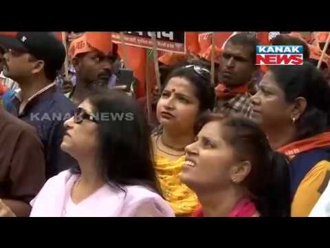 kanak tv serial BJP launches massive protest outside Kejriwal residence over NRC remark against Manoj Tiwari