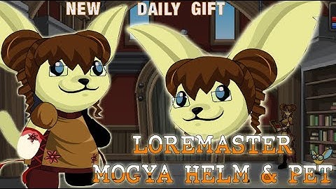 -AQW- LOREMASTER MOGYA HELM & PET(MAYA REP SHOP NEW DAILY GIFTS)