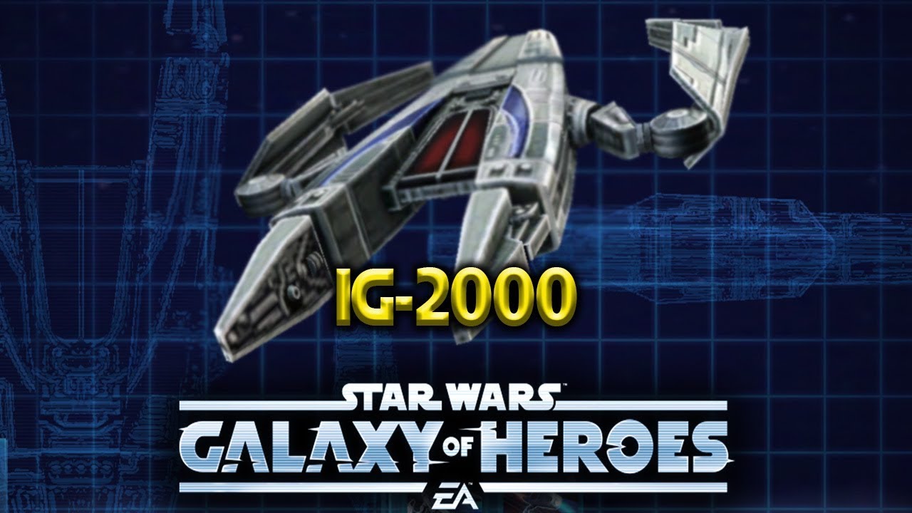 mobilegamer, ig-2000, ig-88, bounty hunter, star wars galaxy of heroes, sta...