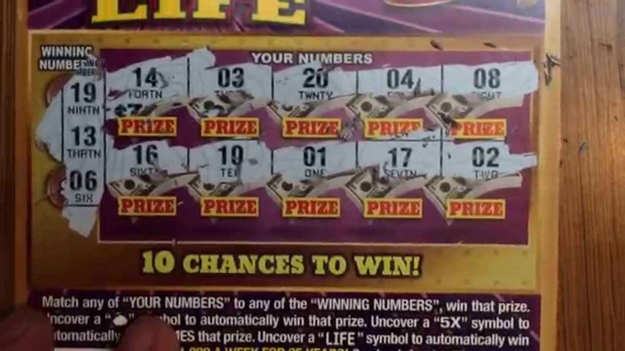 Scratching the new CALIFORNIA LUCKY LIFE YouTube