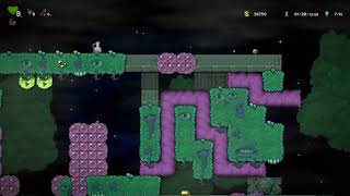 Spelunky 2 - Low% Cosmic Ocean with Bonus Items (Shotgun, Springs, 4 Health, 2 Bombs) to 7-53