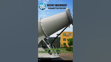 How quickly can a spray cannon set up for emergency dust control? #dustsuppression #fogcannon