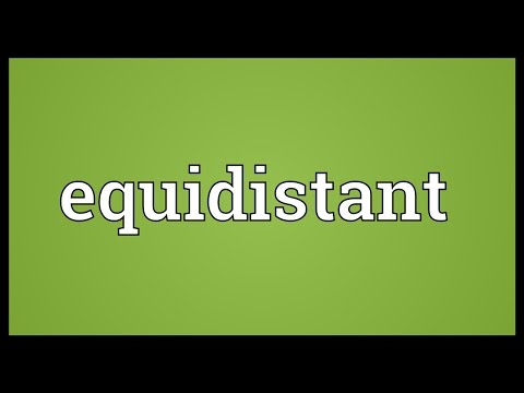 Equidistant Meaning