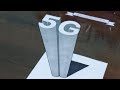 How to draw  5g   3d illusion for beginners  3d drawing tutorial  mrindianchitrkar