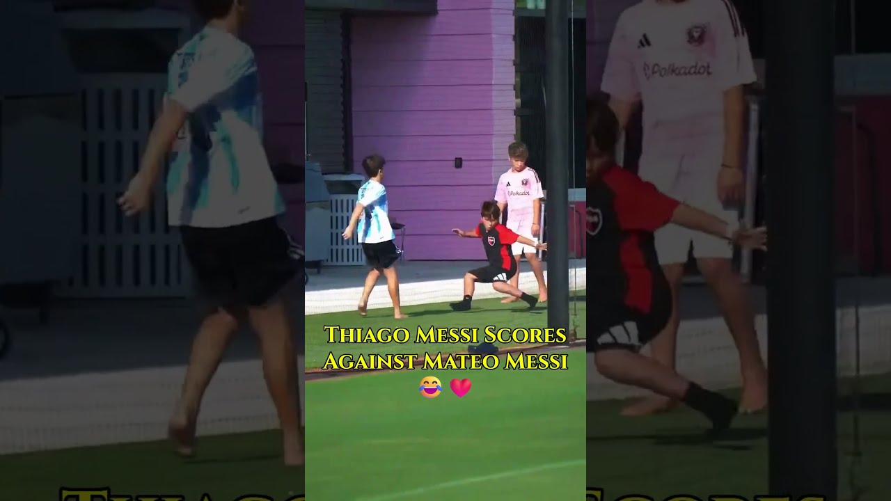 Thiago Messi Scores Against Mateo 