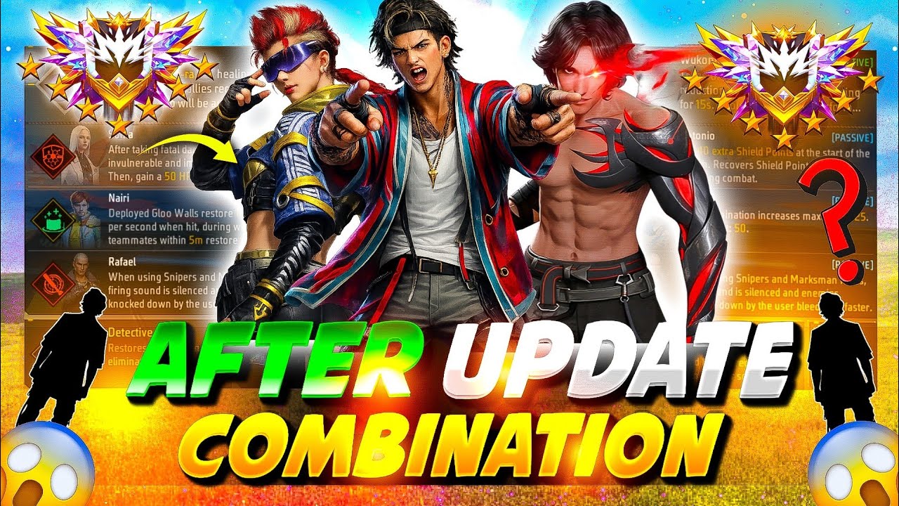 ( AFTER UPDATE ) 100 % Working ✅ | br rank best character combination | best character skill for br 