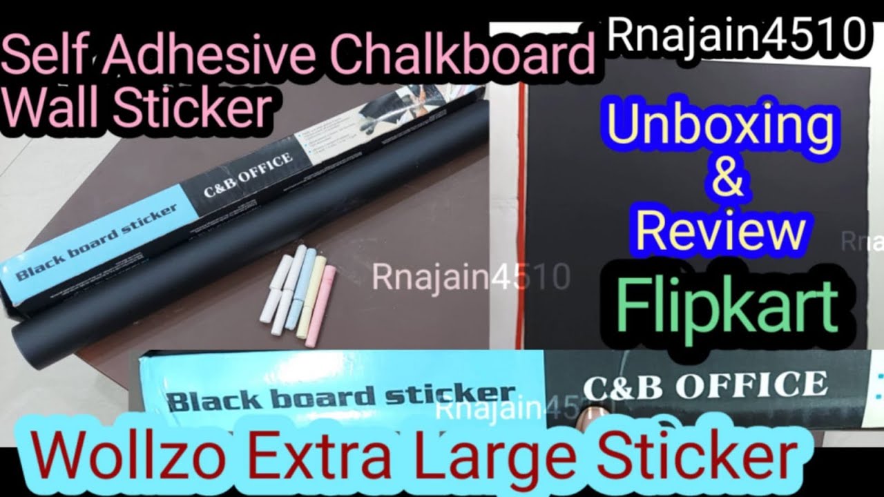 Best Chalk Board Contact Paper Roll Review - Chalkboard Wall Adhesive  Sticker Sheets 
