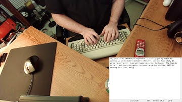 IBM Model F Typing Demonstration and ASMR