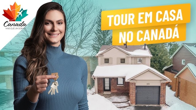 TOUR PELA MINHA CASA NO CANADÁ 