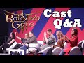 Baldurs gate 3 cast full panel at egx