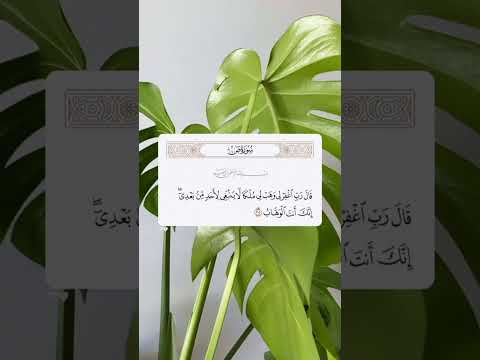 قال رب اغفر لي وهب لي ملكا لا ينبغي لأحد من بعدي قران كريم القارئ اسلام صبحي رمضان كريم