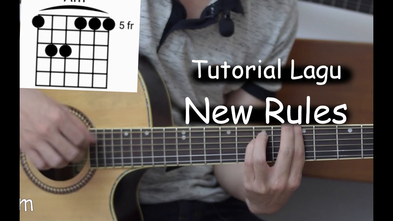 Belajar Gitar New Rules Dua Lipa Youtube