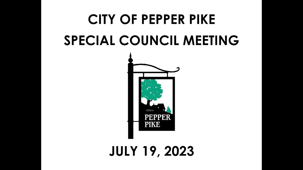 Pepper Pike Council Meeting July 19, 2023 YouTube