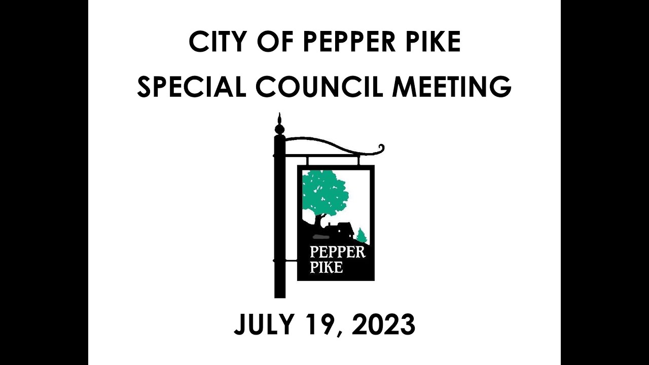 Pepper Pike Council Meeting July 19, 2023 - YouTube