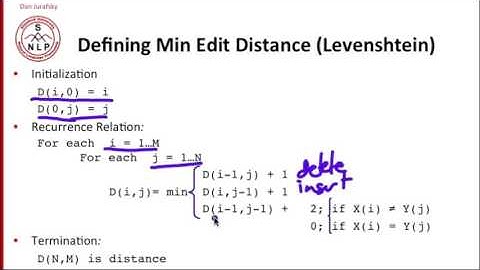 2 2 Computing Minimum Edit Distance 5 54