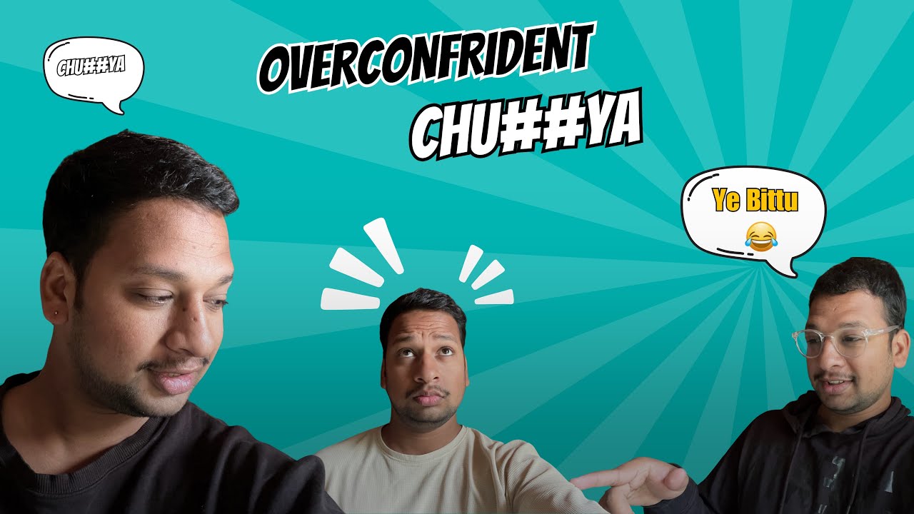 Bittu Ki Buk Buk || Teen Dost Aur Ek Overconfident Chya 😂 || - YouTube
