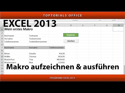 Video: Wo werden meine Makros in Excel gespeichert?